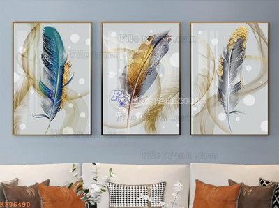 File gốc File tranh hiện đại pha lê gương KF96490 (in 3D) nghệ thuật