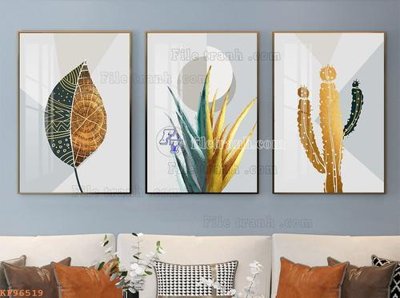 Chi tiết file gốc File tranh hiện đại pha lê gương KF96519 (cho in tráng gương)