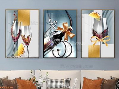 File tranh File tranh hiện đại pha lê gương KF96520 (gốc) chủ đề trẻ em