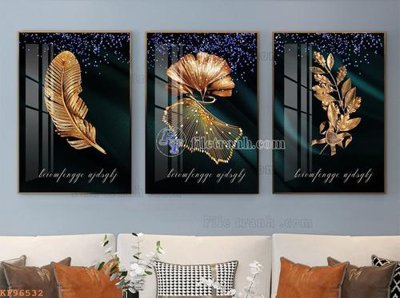 File gốc File tranh hiện đại pha lê gương KF96532 (PNG) không nền chất lượng