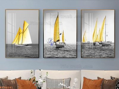 Download file gốc File tranh hiện đại pha lê gương KF96541 (in lụa) tranh 3D