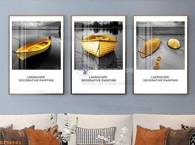 File gốc File tranh hiện đại pha lê gương KF96561 (PNG) chất lượng cao