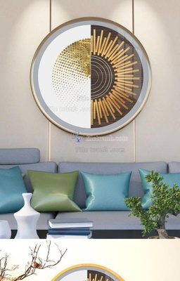 File tranh File tranh hiện đại pha lê gương KF96670 (bản gốc) in canvas