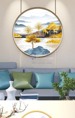 Tải file File tranh hiện đại pha lê gương KF96716 (PSD) cho in tranh kính