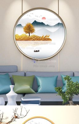 Download file File tranh hiện đại pha lê gương KF96724 (gốc) cho xưởng in