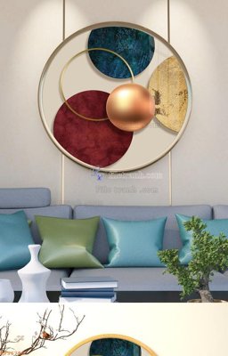 Download file gốc File tranh hiện đại pha lê gương KF96750 (độ nét cao)