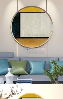 File tranh File tranh hiện đại pha lê gương KF96752 (file gốc) chuẩn màu in