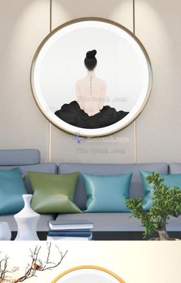 Tải file File tranh hiện đại pha lê gương KF96769 (ảnh gốc) in tráng gương