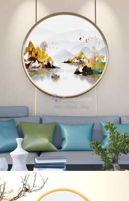 Tải file File tranh hiện đại pha lê gương KF96774 (gốc) làm file in ấn