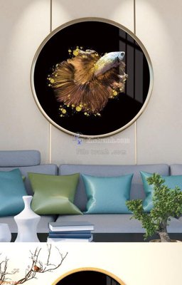 File in mica File tranh hiện đại pha lê gương KF96780 (bản gốc) siêu trong