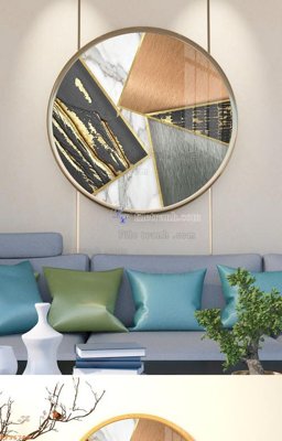 Tải file File tranh hiện đại pha lê gương KF96788 (PSD) cho in tranh 3D