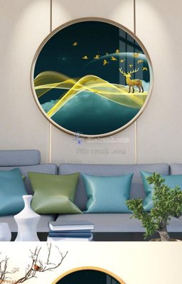 Tải file File tranh hiện đại pha lê gương KF96812 (gốc) để in ấn ngay