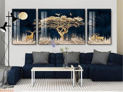 Download file gốc File tranh hiện đại pha lê gương KF96822 (in mica) logo