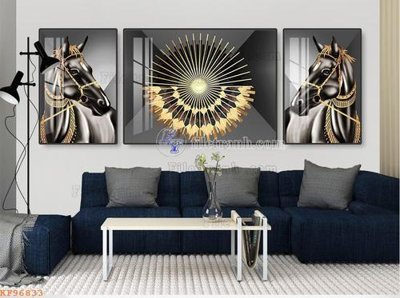 File in ấn cao cấp File tranh hiện đại pha lê gương KF96833 (file gốc)