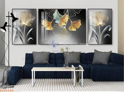 File PSD File tranh hiện đại pha lê gương KF96844 (gốc) tách lớp chi tiết