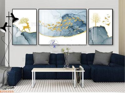 Tải file gốc File tranh hiện đại pha lê gương KF96864 (bản PSD) gốc