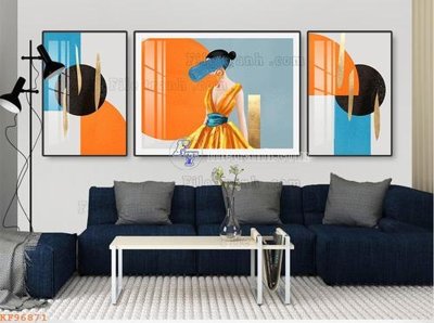 File gốc File tranh hiện đại pha lê gương KF96871 (dành cho quảng cáo)