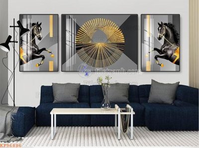 Download file gốc File tranh hiện đại pha lê gương KF96886 (in mica) trang trí