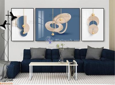 Download file gốc File tranh hiện đại pha lê gương KF96894 (in lụa) cao cấp