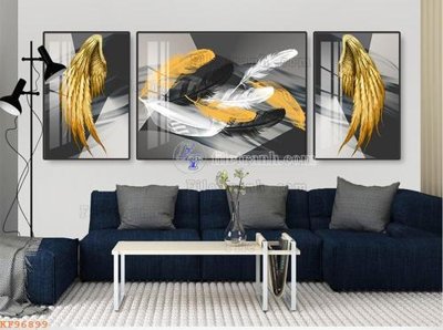 File ảnh File tranh hiện đại pha lê gương KF96899 (gốc) in poster