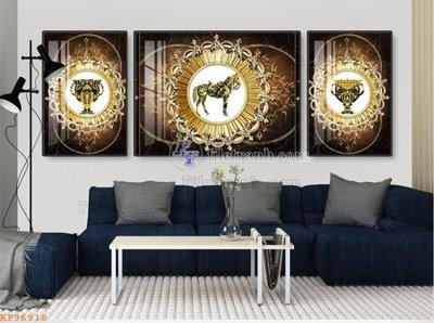 File gốc File tranh hiện đại pha lê gương KF96918 (PNG) trong suốt (transparent)