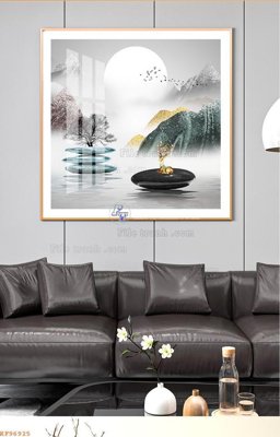 Download file gốc File tranh hiện đại pha lê gương KF96925 (in mica) 3D