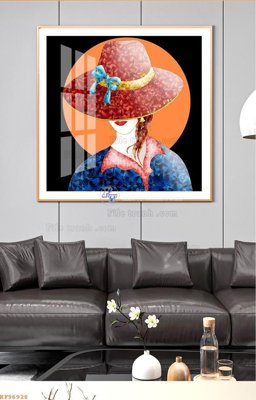 Hình ảnh gốc File tranh hiện đại pha lê gương KF96928 (để in khổ lớn)