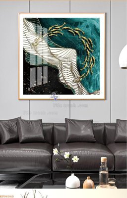 File in mica File tranh hiện đại pha lê gương KF96940 (bản gốc) sắc sảo