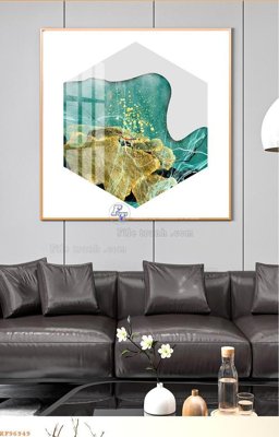 File tranh File tranh hiện đại pha lê gương KF96949 (gốc) chủ đề thiên nhiên