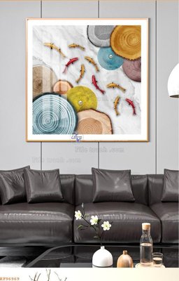 Tải file PSD File tranh hiện đại pha lê gương KF96969 (nguyên layer) để in