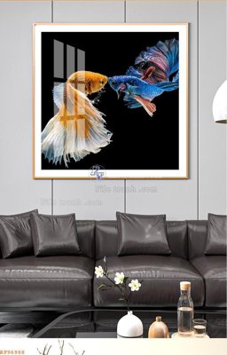 Tải file File tranh hiện đại pha lê gương KF96988 (ảnh gốc) in gạch men