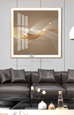 File gốc in ấn File tranh hiện đại pha lê gương KF97008 chất lượng vượt trội