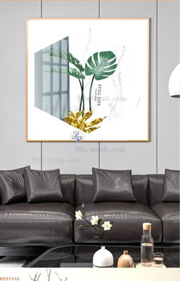 File in ấn File tranh hiện đại pha lê gương KF97030 (bản gốc) chất lượng cao