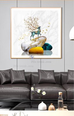 File tranh File tranh hiện đại pha lê gương KF97036 (gốc) in backlit film