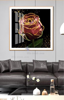 Tải file File tranh hiện đại pha lê gương KF97065 (ảnh gốc) in gạch 3D