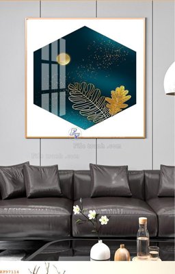 File tranh gốc File tranh hiện đại pha lê gương KF97114 (sắc nét từng chi tiết)