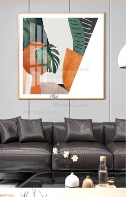 File gốc File tranh hiện đại pha lê gương KF97124 (phong cách) tối giản