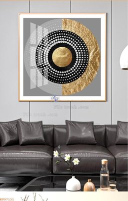 Ảnh gốc File tranh hiện đại pha lê gương KF97131 (độ nét cao) in tráng gương