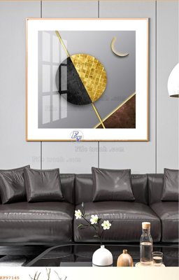 File PSD File tranh hiện đại pha lê gương KF97145 (gốc) tách lớp chi tiết