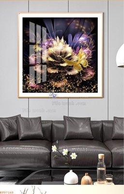 Tải file File tranh hiện đại pha lê gương KF97160 (gốc) in nhanh