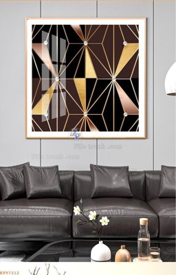 Download file tranh File tranh hiện đại pha lê gương KF97212 (file gốc PSD)