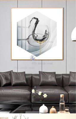 Mua file ảnh gốc File tranh hiện đại pha lê gương KF97220 (chất lượng cao)