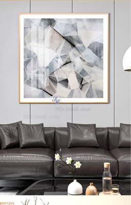 File PSD File tranh hiện đại pha lê gương KF97255 (gốc) cho in quảng cáo