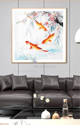 File gốc File tranh hiện đại pha lê gương KF97266 (phong cách) châu Âu