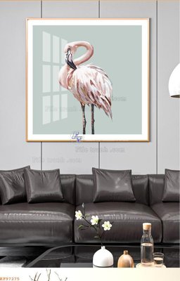 File tranh File tranh hiện đại pha lê gương KF97275 (bản gốc) in lụa dán tường