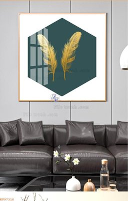 File ảnh File tranh hiện đại pha lê gương KF97318 (gốc) in poster