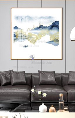 Tải xuống file tranh gốc File tranh hiện đại pha lê gương KF97325 (PSD/TIFF)