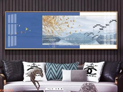 File gốc File tranh hiện đại pha lê gương KF97355 cho in ấn và thiết kế