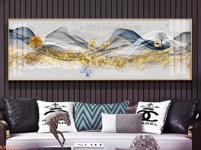 File gốc File tranh hiện đại pha lê gương KF97377 (ảnh chi tiết) để in ấn