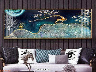 File gốc File tranh hiện đại pha lê gương KF97430 (ảnh chi tiết) để in ấn